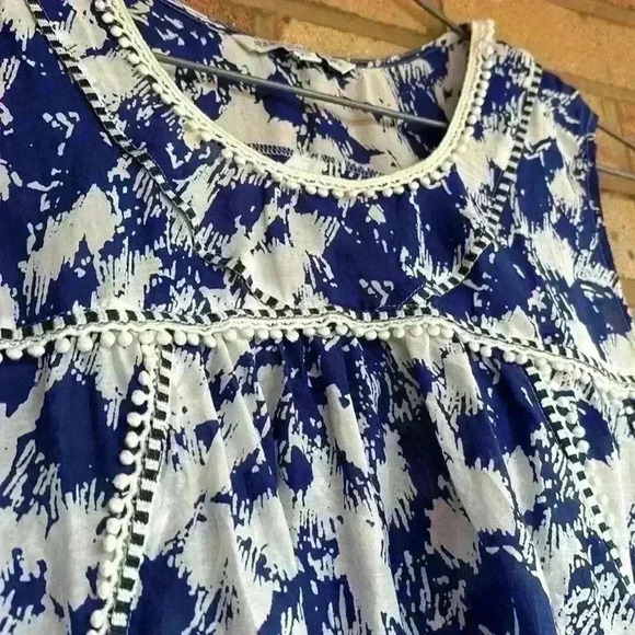 Rebecca Minkoff sleeveless high Low hemline patterned tank - Picture 3 of 6